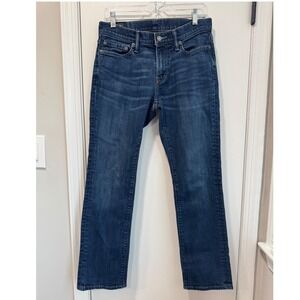 Abercrombie & Fitch Kennan Straight Stretch Jeans Mens 29x30 Blue Denim